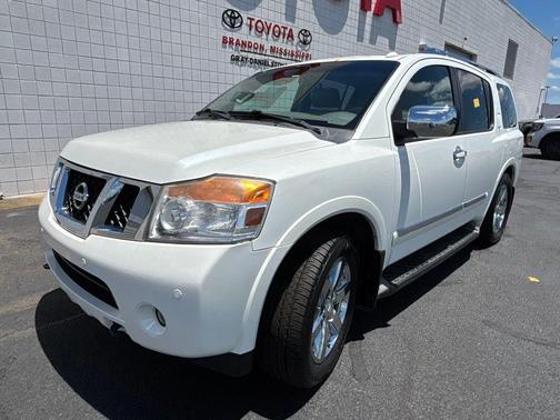 Pearl White 2014 Nissan Armada Platinum