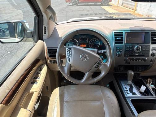 Pearl White 2014 Nissan Armada Platinum
