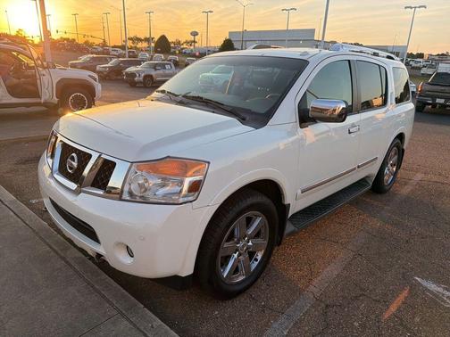Pearl White 2014 Nissan Armada Platinum