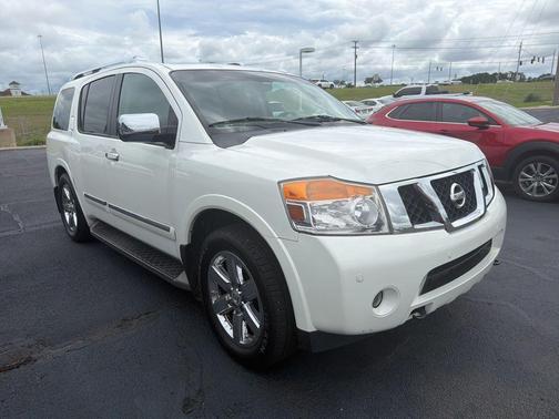 Pearl White 2014 Nissan Armada Platinum