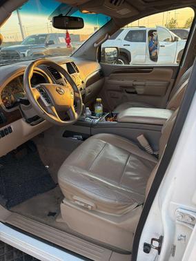 Pearl White 2014 Nissan Armada Platinum