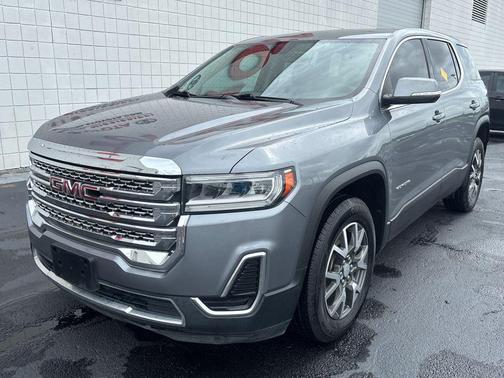 Satin Steel Metallic 2021 GMC Acadia FWD SLE
