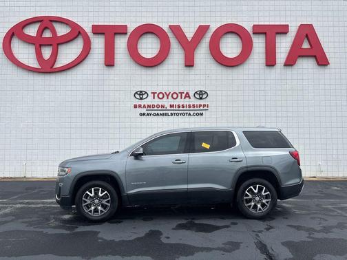 Satin Steel Metallic 2021 GMC Acadia FWD SLE