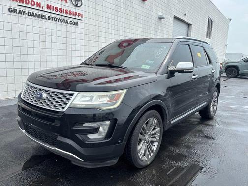 Shadow Black 2016 Ford Explorer Platinum