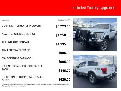 Star White Metallic Tri-Coat 2020 Ford F-150 King Ranch