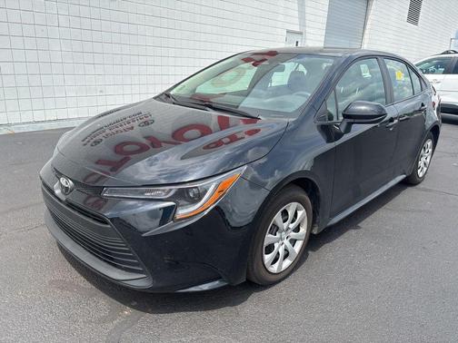 Midnight Black Metallic 2025 Toyota Corolla LE