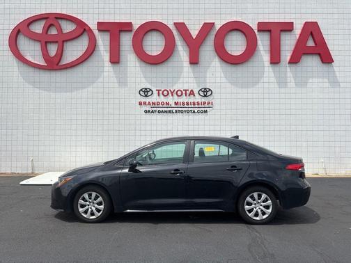 Midnight Black Metallic 2025 Toyota Corolla LE