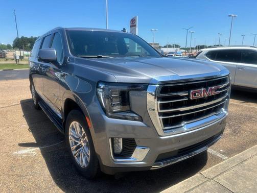 Satin Steel Metallic 2022 GMC Yukon XL SLT
