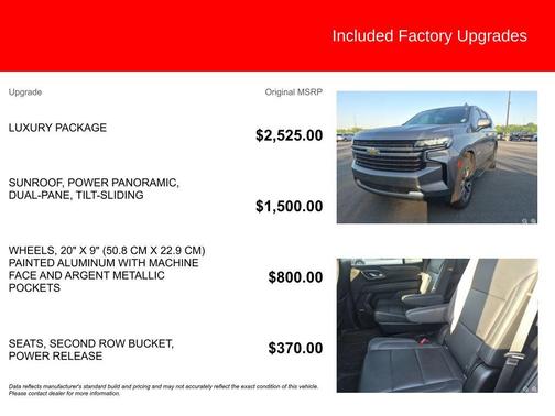 Satin Steel Metallic 2022 Chevrolet Tahoe LT
