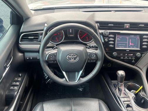 Midnight Black Metallic 2020 Toyota Camry TRD