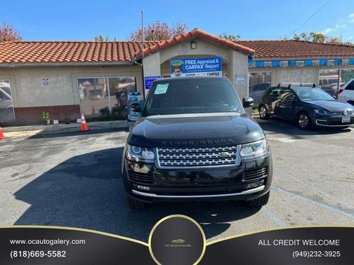 Black 2014 Land Rover Range Rover 5.0L Supercharged