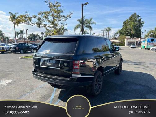Black 2014 Land Rover Range Rover 5.0L Supercharged