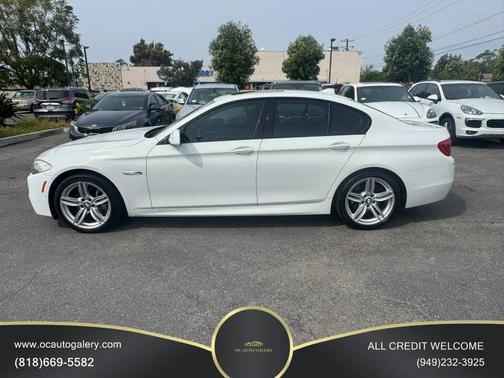 Alpine White 2012 BMW 550 550i Sedan 4D