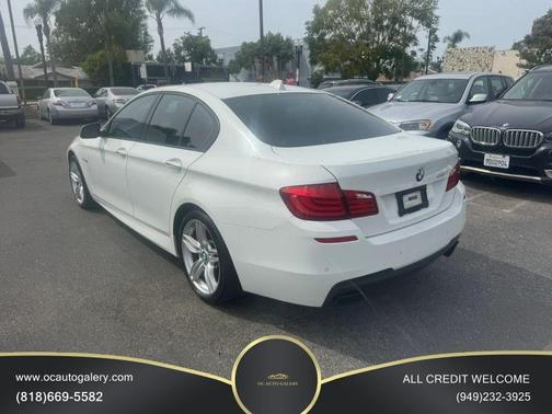 Alpine White 2012 BMW 550 550i Sedan 4D