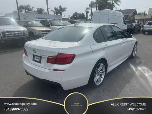 Alpine White 2012 BMW 550 550i Sedan 4D