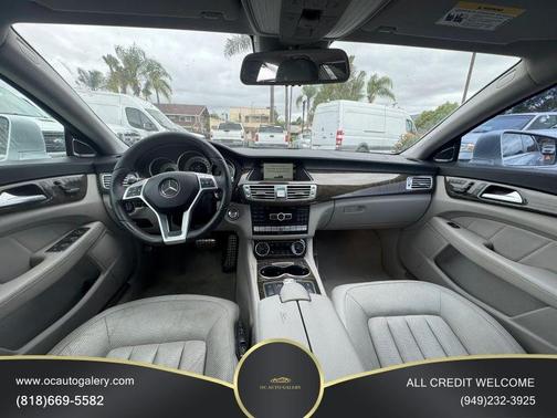 Blue 2014 Mercedes-Benz CLS-Class CLS 550 Coupe 4D