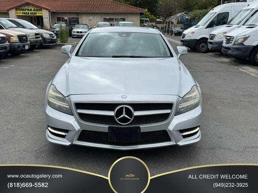 Blue 2014 Mercedes-Benz CLS-Class CLS 550 Coupe 4D