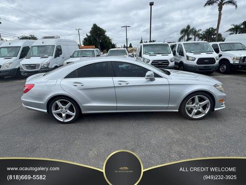 Blue 2014 Mercedes-Benz CLS-Class CLS 550 Coupe 4D