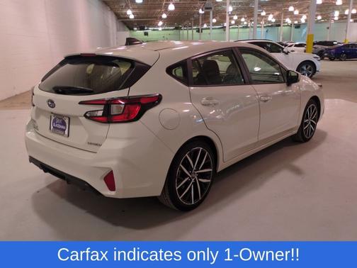 Crystal White Pearl 2024 Subaru Impreza Sport