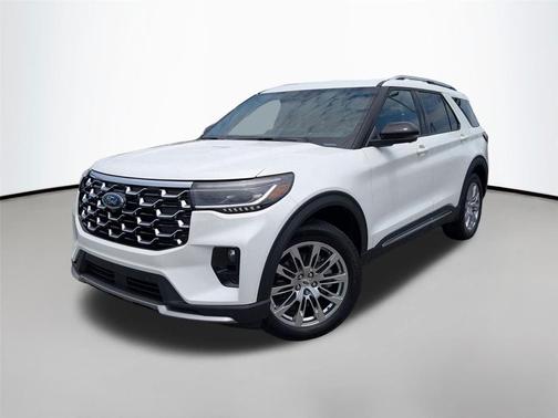 STAR WHITE MET TRI-COAT 2026 Ford Explorer Platinum