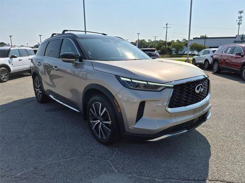 Warm Titanium/Black Obsidian 2022 INFINITI QX60 AUTOGRAPH