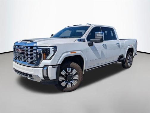 White Frost Tricoat 2024 GMC Sierra 2500 Denali