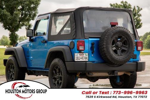 Hydro Blue Pearl Coat 2015 Jeep Wrangler Sport
