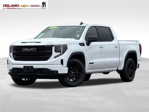 Summit White 2023 GMC Sierra 1500 Elevation