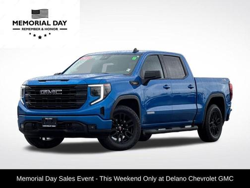 Blue Metallic 2022 GMC Sierra 1500 Elevation