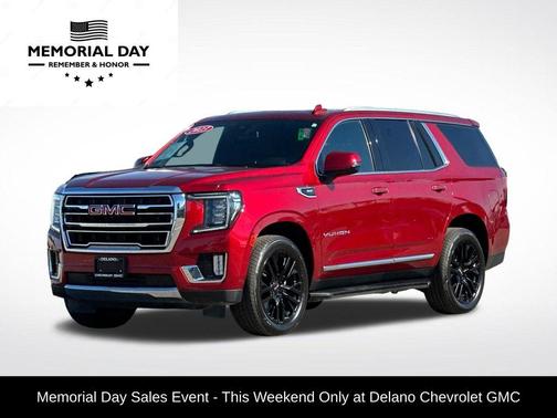 Volcanic Red 2023 GMC Yukon SLT