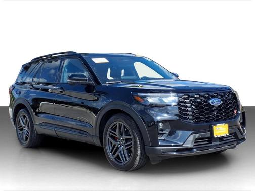 Black Metallic 2025 Ford Explorer ST