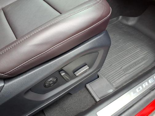 Red Metallic 2025 Ford Explorer Platinum