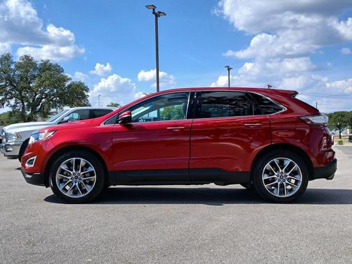 Ruby Red Metallic 2017 Ford Edge Titanium