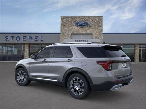 Gray Metallic 2026 Ford Explorer Platinum