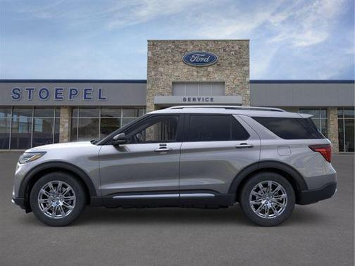 Gray Metallic 2026 Ford Explorer Platinum