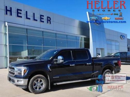 Antimatter Blue Metallic 2024 Ford F-150 Lariat