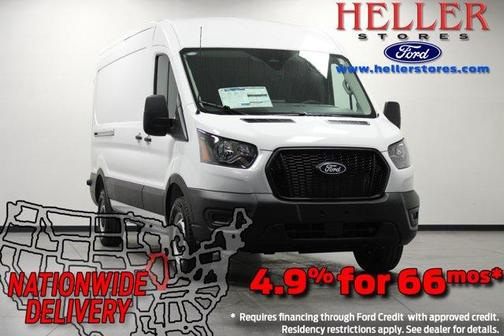 Oxford White 2026 Ford Transit-250 148 WB Medium Roof Cargo