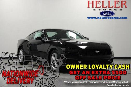 Shadow Black 2026 Ford Mustang EcoBoost