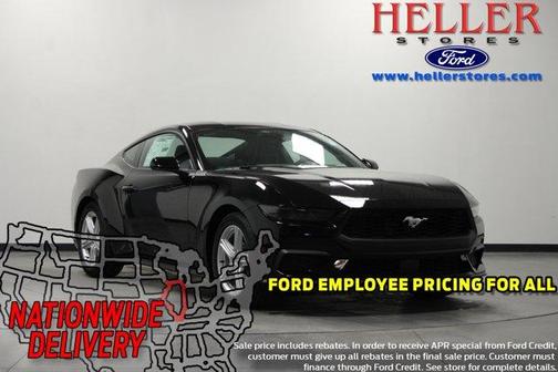 Shadow Black 2026 Ford Mustang EcoBoost
