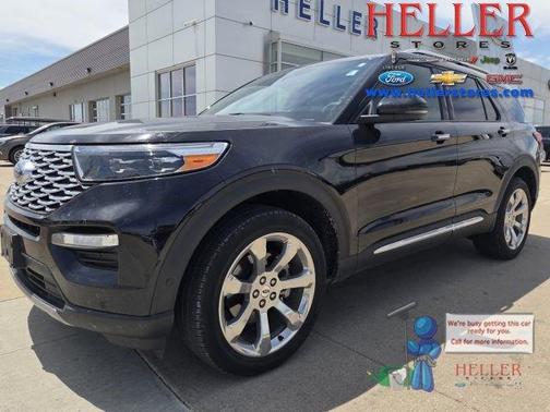 Black Metallic 2020 Ford Explorer Platinum