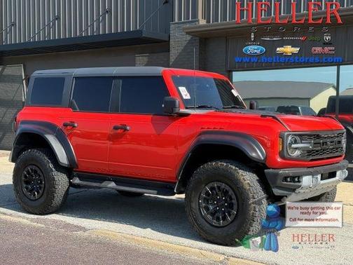 Orange 2023 Ford Bronco Raptor