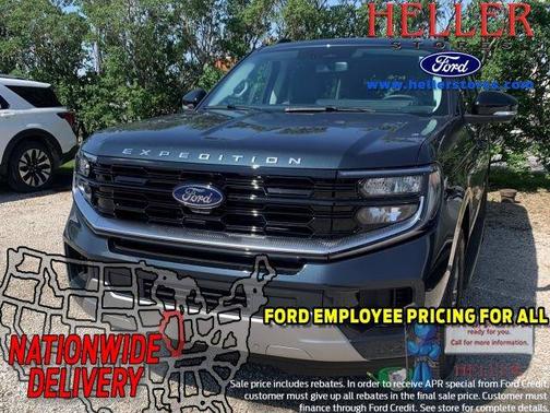 Stone Blue Metallic 2026 Ford Expedition Platinum