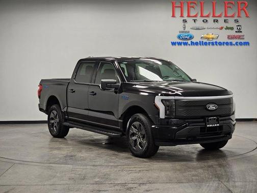 Black Metallic 2024 Ford F-150 Lightning Flash
