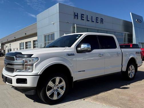 White Platinum Tri-Coat Metallic 2018 Ford F-150 Platinum
