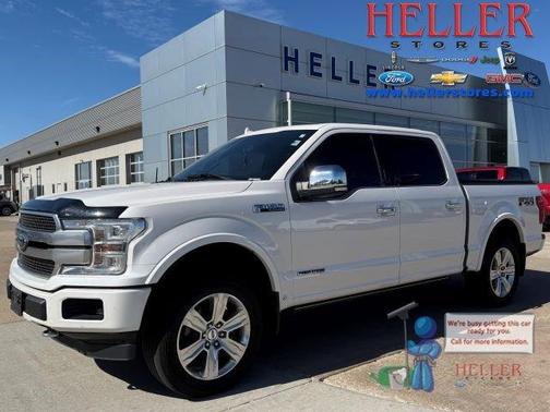 White Platinum Tri-Coat Metallic 2018 Ford F-150 Platinum