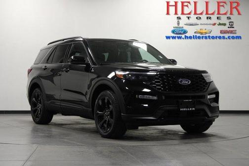 Agate Black Metallic 2023 Ford Explorer ST-Line