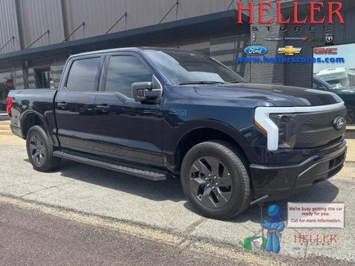 Blue Metallic 2024 Ford F-150 Lightning Flash