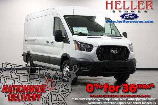 Oxford White 2026 Ford Transit-250 148 WB Medium Roof Cargo