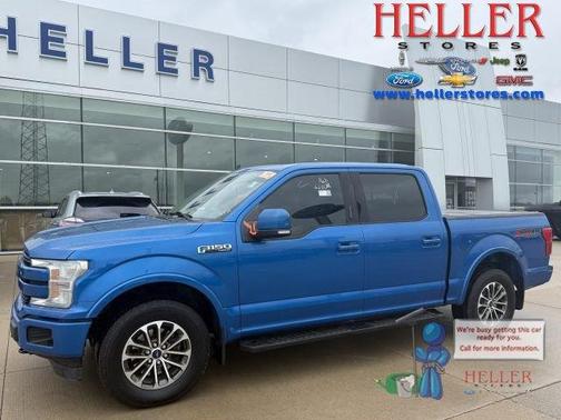 Velocity Blue Metallic 2019 Ford F-150 Lariat