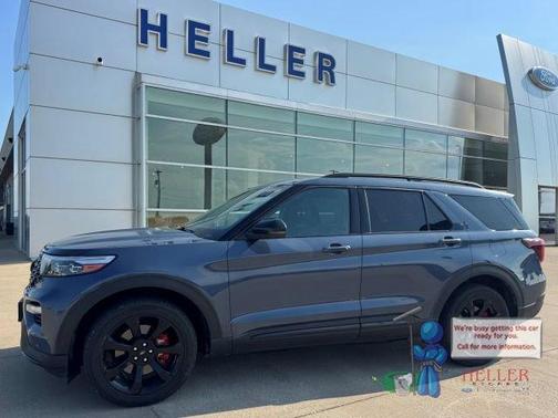 Blue Metallic 2021 Ford Explorer ST